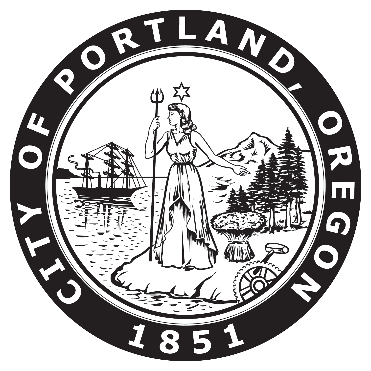 CityOfPortland-Seal-black